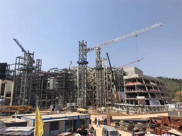 Steel structure fabrication building